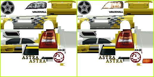 Gran Turismo 2 - Vauxhall Astra SRi 2.0i 16V Racing Modification
