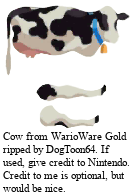 WarioWare Gold - Cow