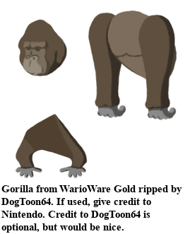WarioWare Gold - Gorilla