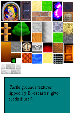 Super Mario 64 - Castle Grounds