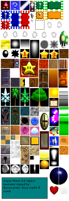 Super Mario 64 - Objects