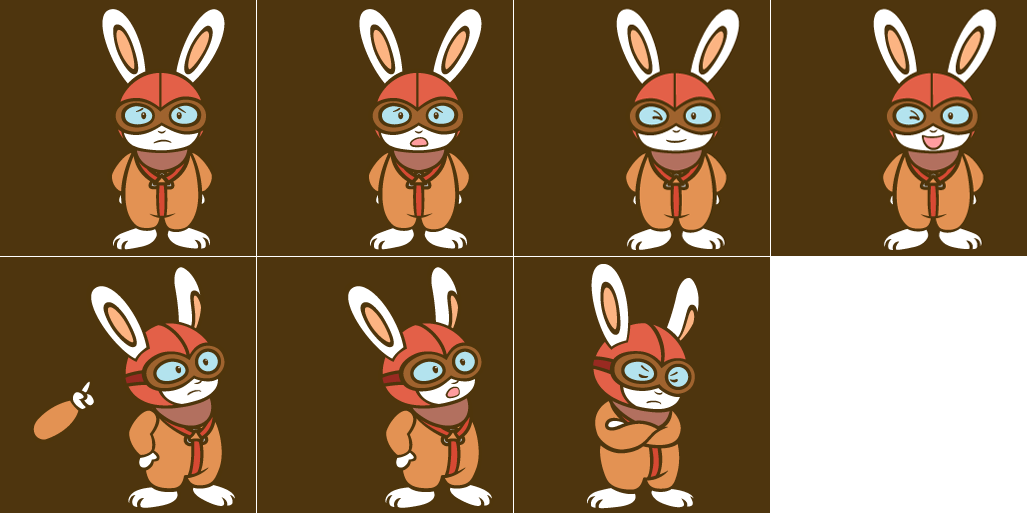 Kururin Squash! (JPN) - Teacher Hare