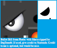 Photos with Mario - Bullet Bill
