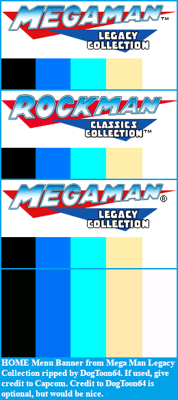 Mega Man Legacy Collection - HOME Menu Banner
