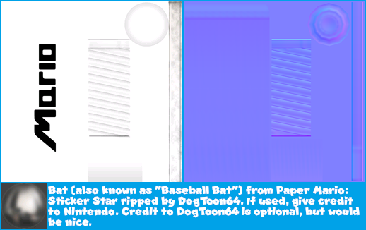 Paper Mario: Sticker Star - Bat / Baseball Bat