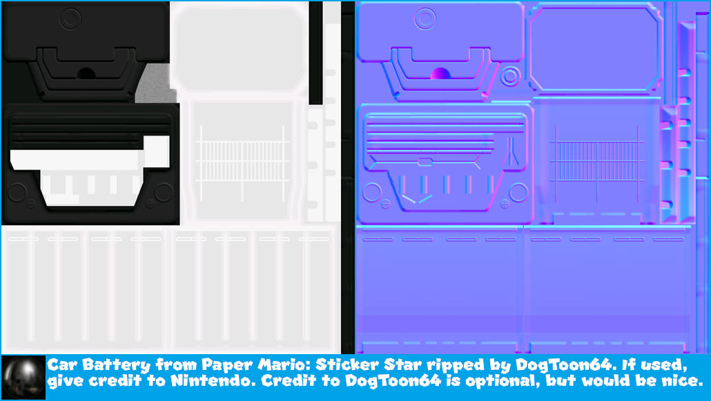 Paper Mario: Sticker Star - Car Battery