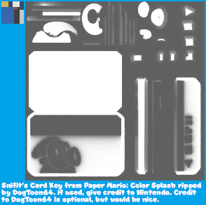 Paper Mario: Color Splash - Snifit's Card Key
