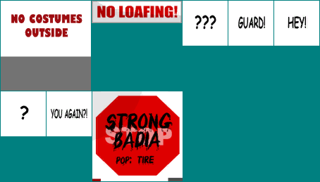 Strong Bad's Cool Game for Attractive People - Signs