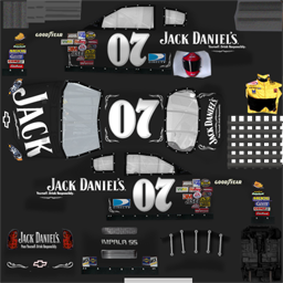 NASCAR RaceView - #07 Jack Daniel's Chevrolet