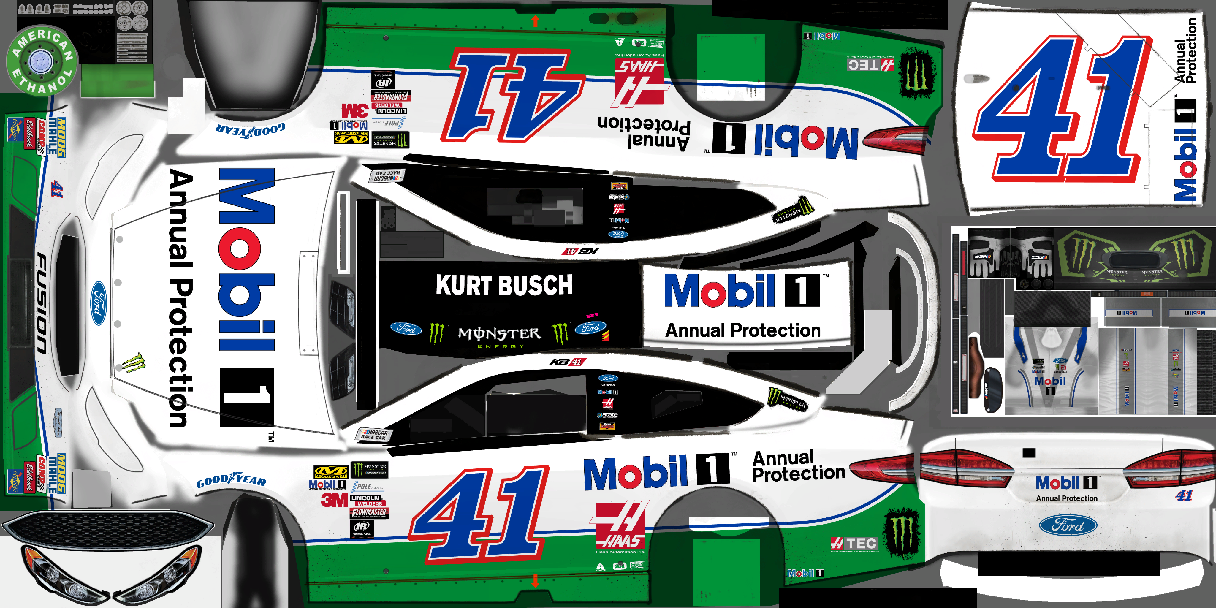 NASCAR Heat 2 - #41 Kurt Busch (Richmond)