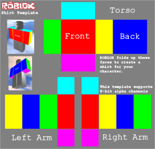 PC / Computer - Roblox - Shirt Template (2008) - The Textures Resource