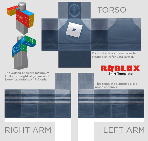 The Textures Resource - Full Texture View - Roblox - Roblox Shirt