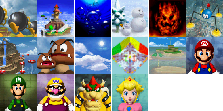 Ds Dsi Super Mario 64 Ds Paintings The Textures Resource