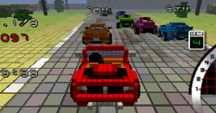 3D Pixel Racing