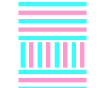 pastel-stripe tee