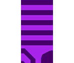 Purple-Stripe Tights