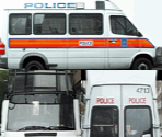 London Police Van