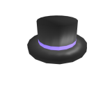 Purple Banded Top Hat