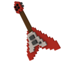 8-Bit Back Rocker Guitar