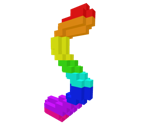 8-Bit Rainbow Cat Tail