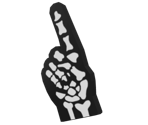 Skeleton Foam Finger
