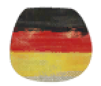 German Fan Facepaint