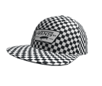 Vans Black-White Checkerboard Drop V Snapback Cap
