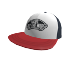 Vans Red-Navy Classic Patch Trucker Hat