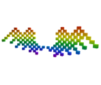 Vans Rainbow Checkerboard Wings
