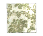 Green Damask Paper