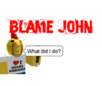 Protest Sign: Blame John