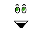 Green-eyed Awesome Face