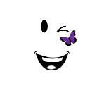 Purple Butterfly Smile