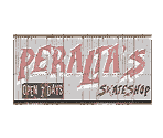 Peralta's Skate Shop Sign