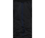 Black Track Pants with Blue Stripe