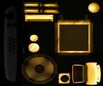 Golden Super Fly Boombox