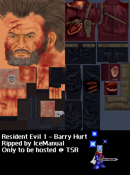 Resident Evil: Director's Cut - Barry Burton (Wounded)