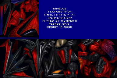 PlayStation - Final Fantasy VIII - Diablos - The Textures Resource