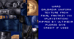 Final Fantasy VIII - Ward - Galbadia Uniform