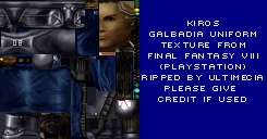 Final Fantasy VIII - Kiros - Galbadia Uniform