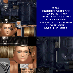 Final Fantasy VIII - Zell - Garden Uniform