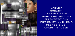 Final Fantasy VIII - Laguna - Knight Outfit