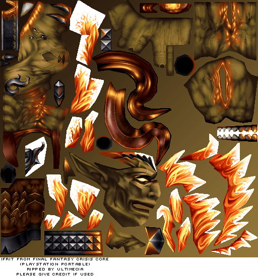 Crisis Core: Final Fantasy VII - Ifrit