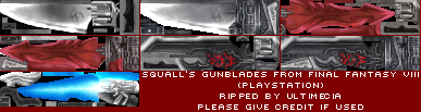 Final Fantasy VIII - Squall's Gunblades
