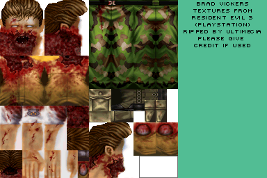PlayStation - Resident Evil 3 - Brad Vickers (Zombie ...
