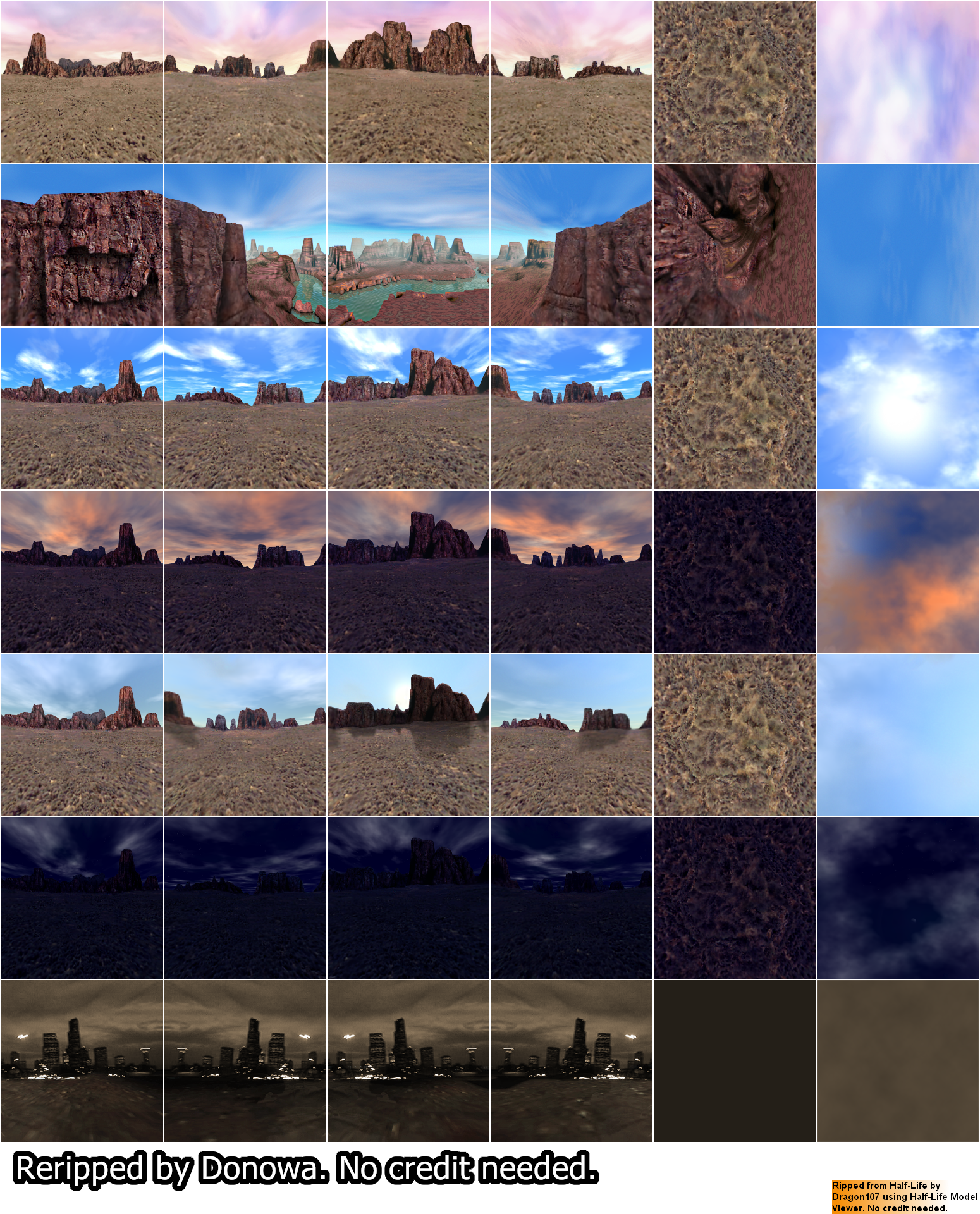 Half-Life - Earth Skyboxes
