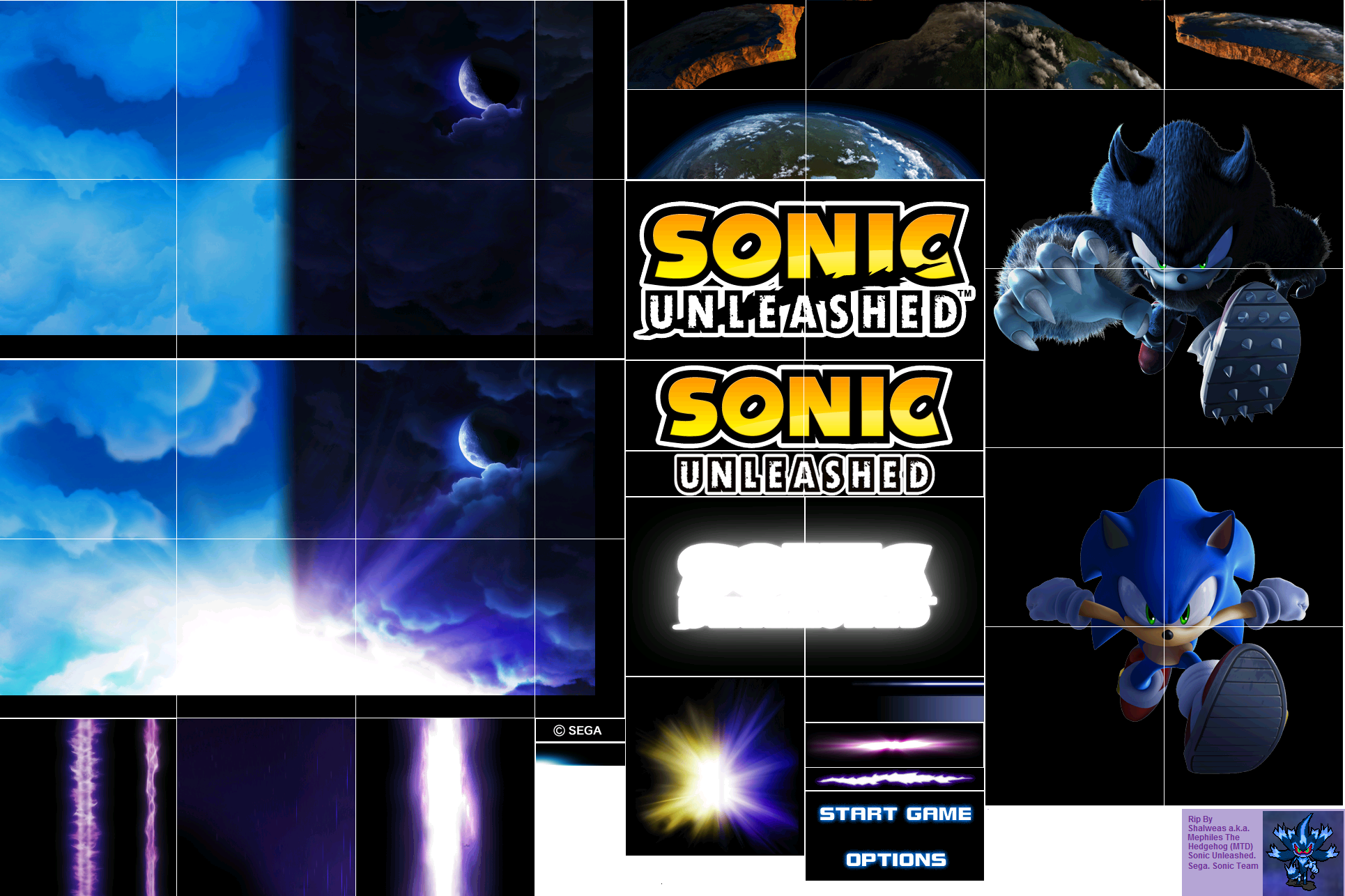 Sonic Unleashed - Title Screen