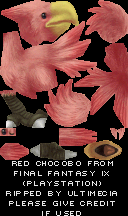 Final Fantasy IX - Chocobo (Red)