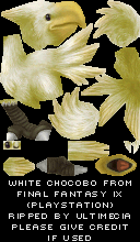 Final Fantasy IX - Chocobo (White)