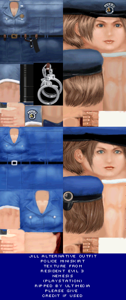 Resident Evil 3 - Jill Valentine (Police Miniskirt)